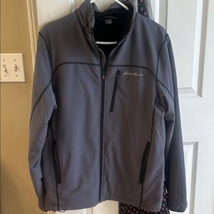 Eddie Bauer Men’s Charcoal Softshell Jacket